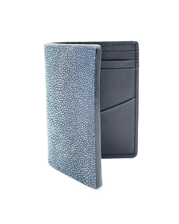 CLASSIC POCKET ORGANIZER IN NAVY BLUE STINGRAY