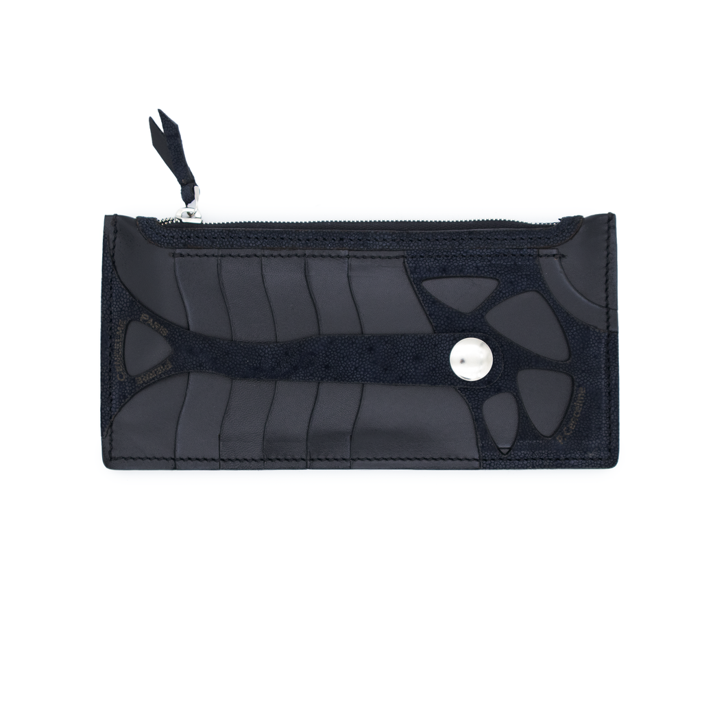 PORTE-PIECES LONG ORGANIQUE EN ELEPHANT BLEU