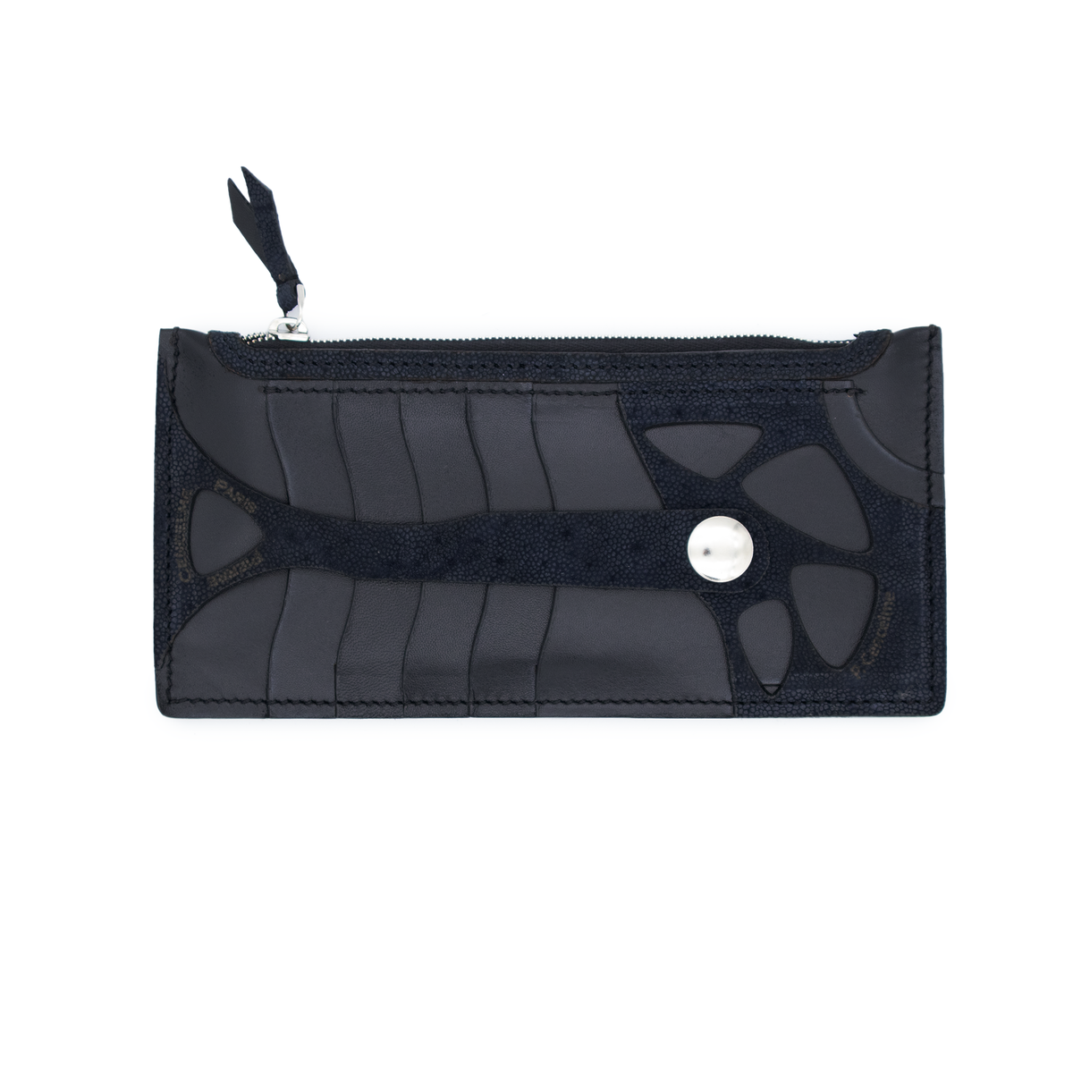 LONG ORGANIC BLUE ELEPHANT COIN HOLDER