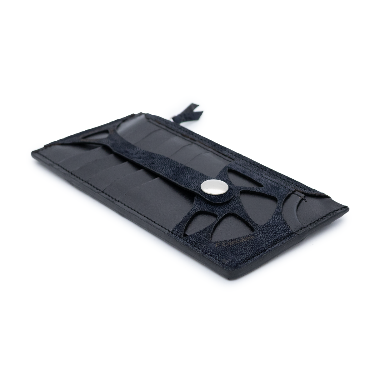 LONG ORGANIC BLUE ELEPHANT COIN HOLDER