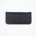 PORTE-PIECES LONG EN REQUIN NUBUCK