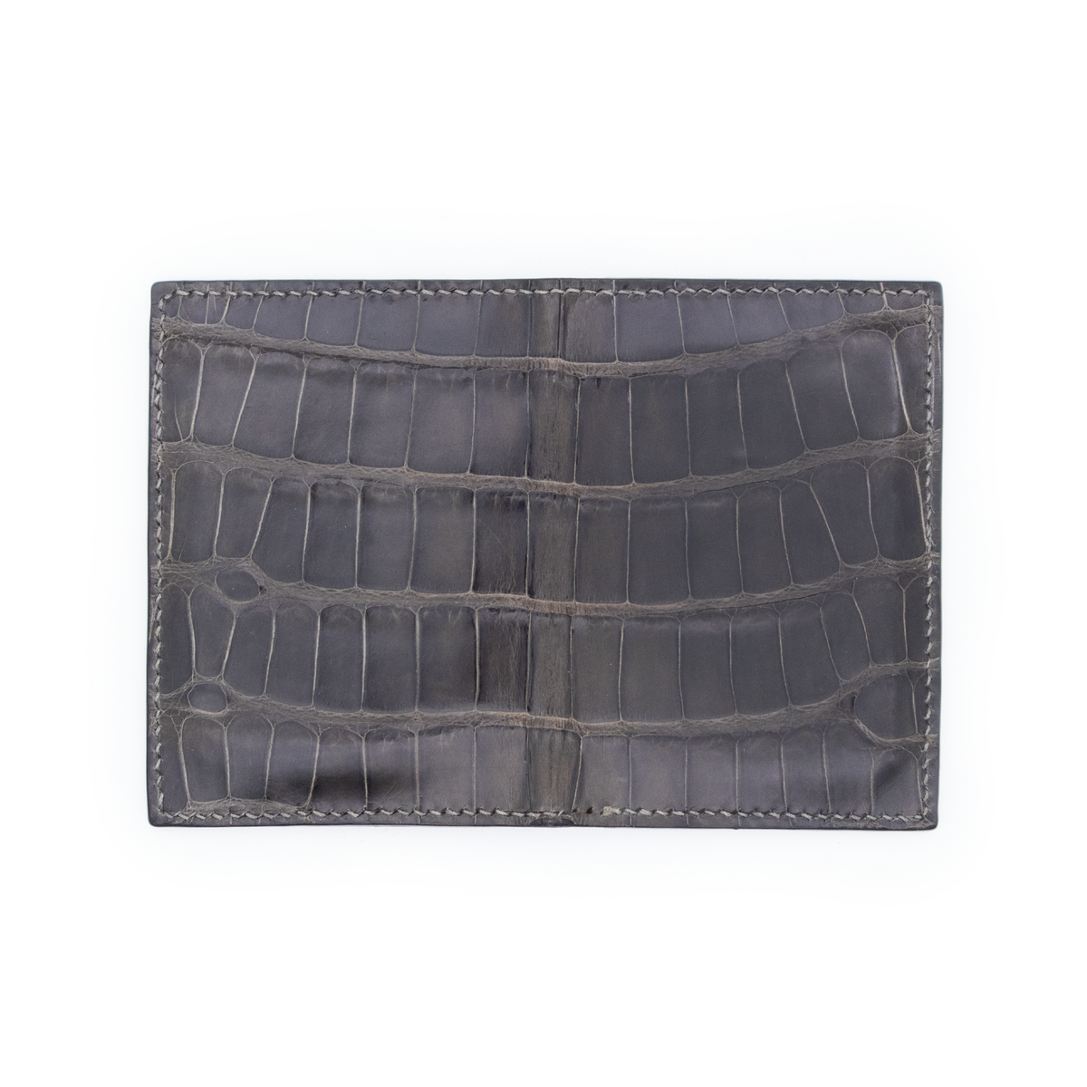 CLASSIC BROWN CROCODILE POCKET ORGANIZER