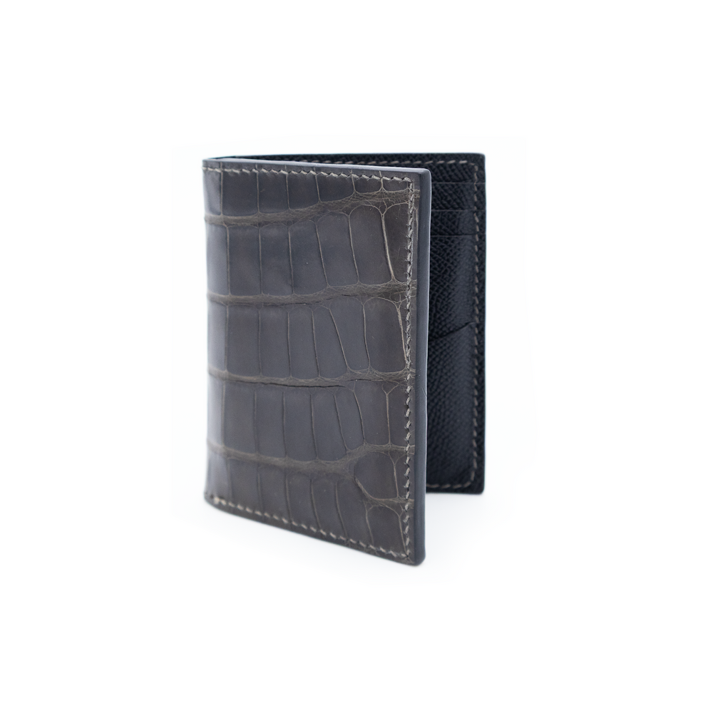 ORGANISATEUR DE POCHE CLASSIQUE CROCODILE BRUN