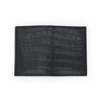 PORTE-PASSEPORT ⁠CLASSIQUE CROCO NOIR