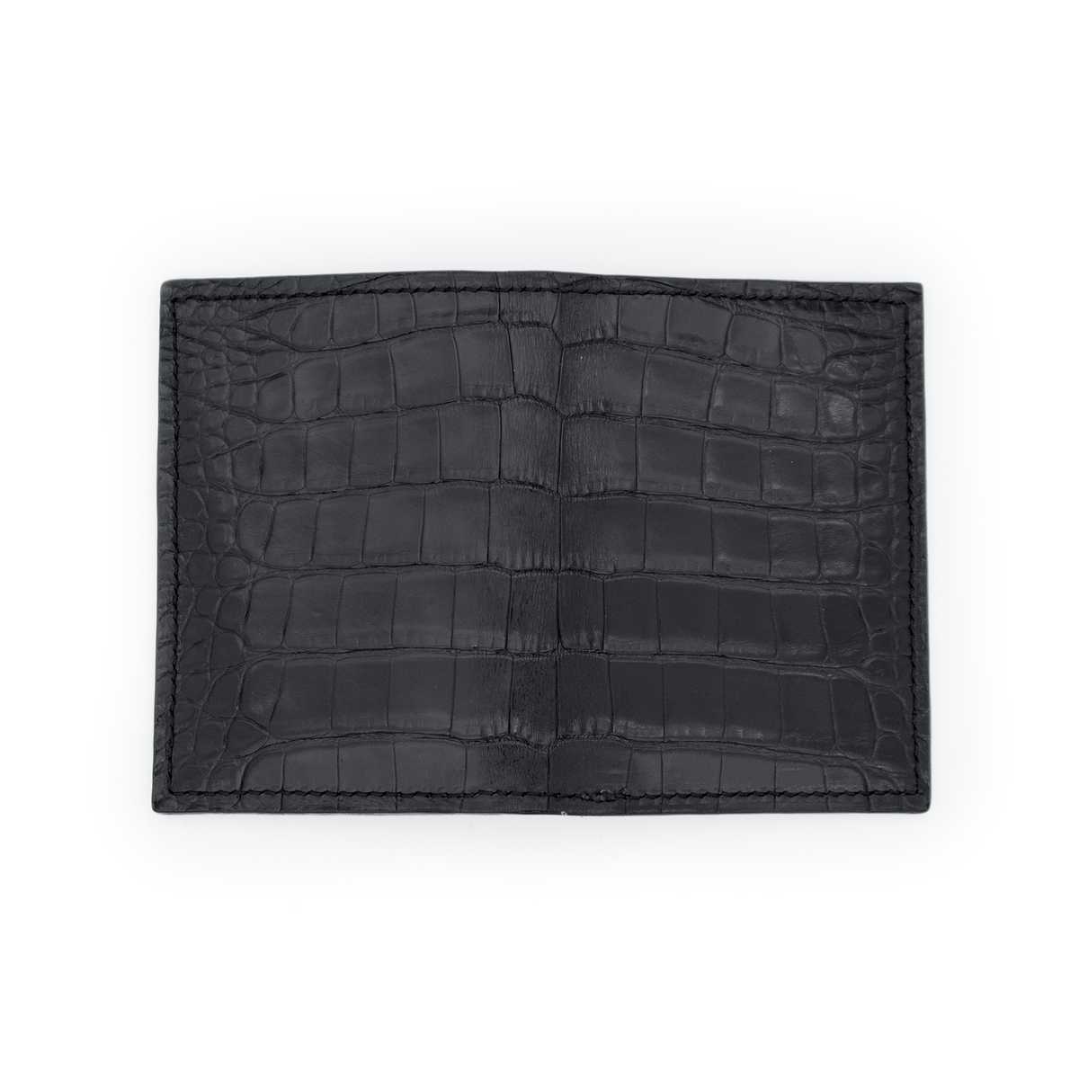 PORTE-PASSEPORT ⁠CLASSIQUE CROCO NOIR