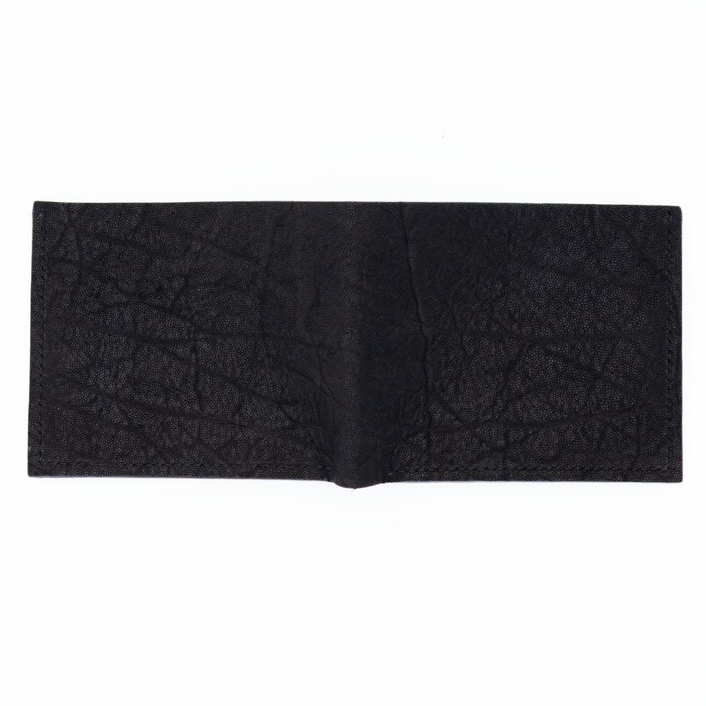 PORTE-FEUILLES EN ELEPHANT NOIR