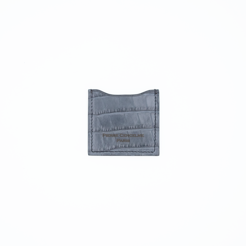 ETUI A PRESERVATIF CROCO BLEU