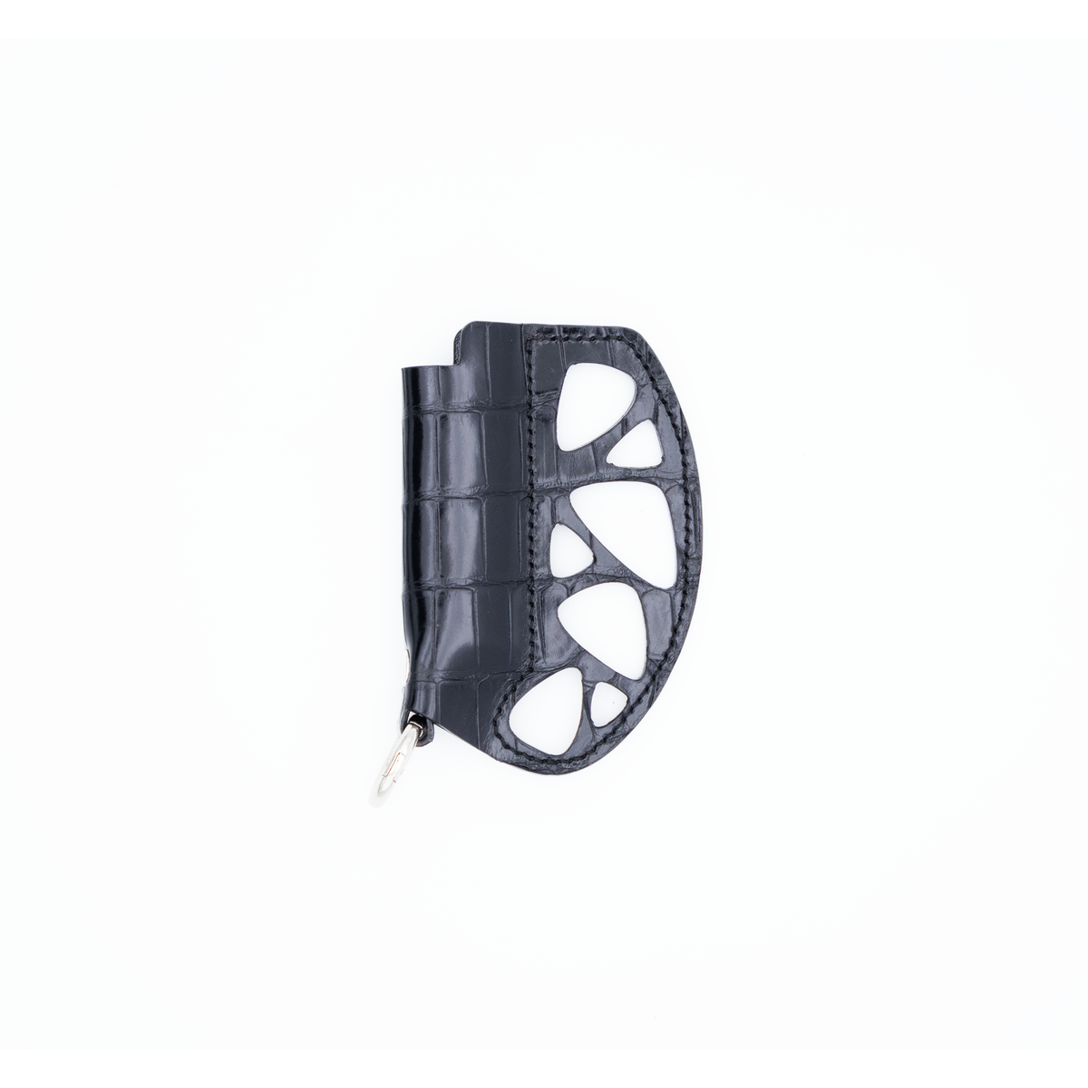 ORGANIC BLACK CROCODILE LIGHTER HOLDER