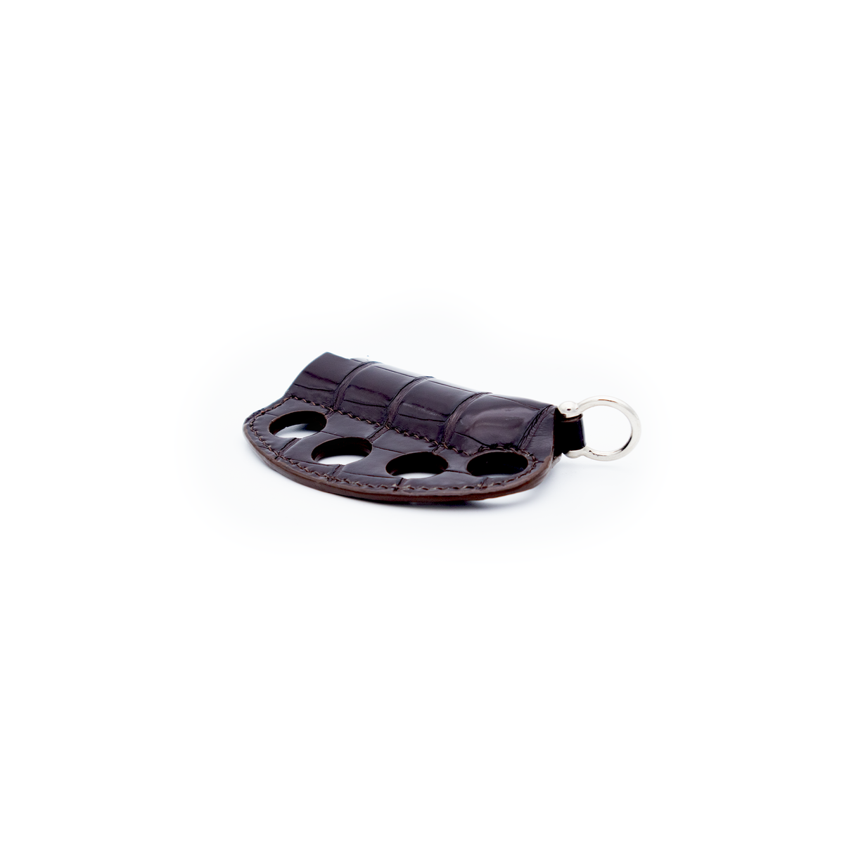 CLASSIC BROWN CROCO LIGHTER HOLDER