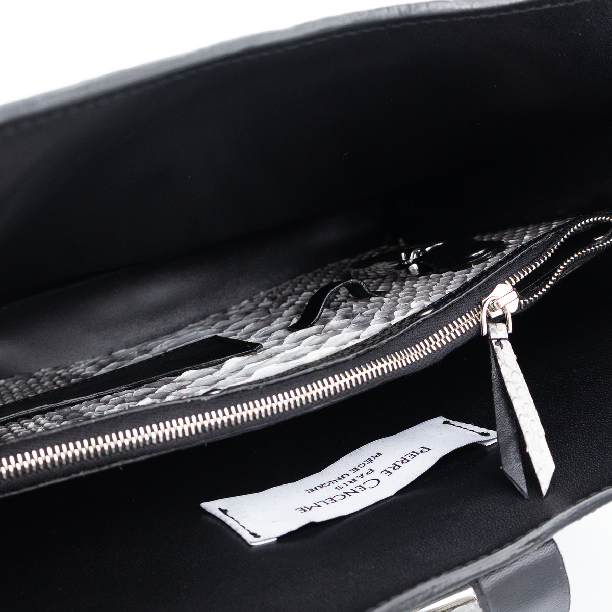 ORGANIC PYTHON HANDBAG