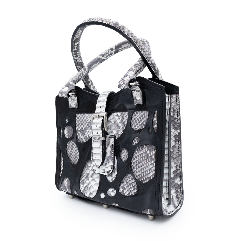 ORGANIC PYTHON HANDBAG